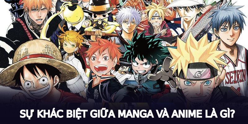 Sự khác biệt giữa Manga và Anime là gì?