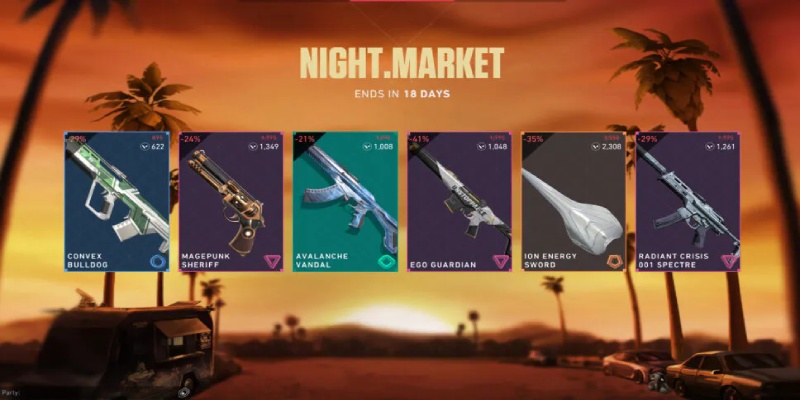 Người chơi cần nạp Valorant point để có thể mua hàng trong sự kiện Night Market 